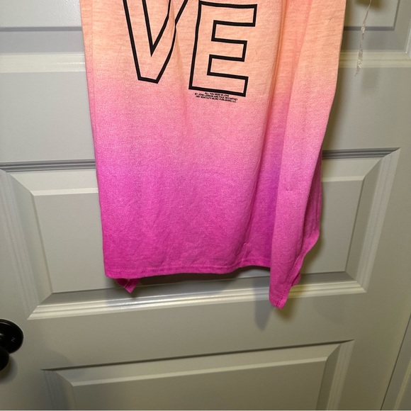NWT Vintage Concert Tees Orange/Pink Ombre “All You Need is Love” Tank size S - Picture 6 of 8